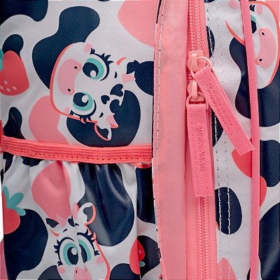 Mochila com Rodinhas Vaca Romântica Puket 050403792
