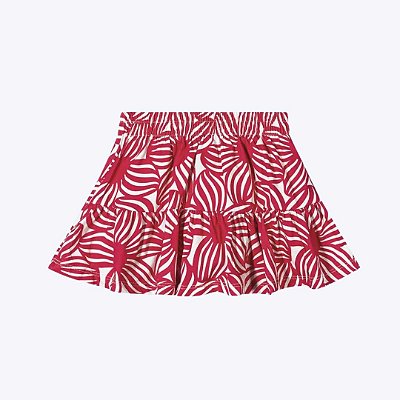 Conjunto Blusa Manga Curta e Saia Infantil Menina Kyly  1000544