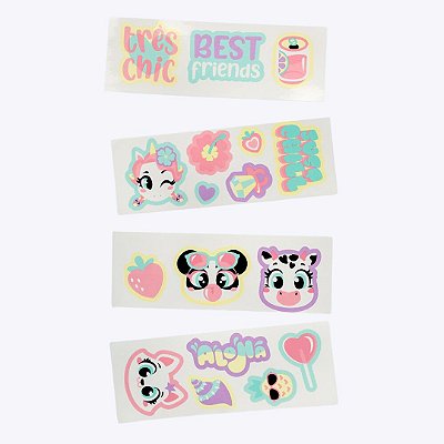 Estojo Triplo Color Block Menina Puket 050403853