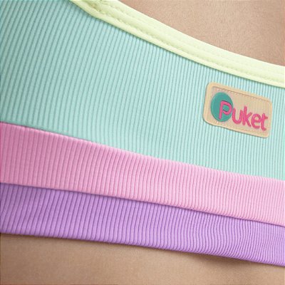 Biquíni Color Block Juvenil Menina Moda Praia Puket 110500642