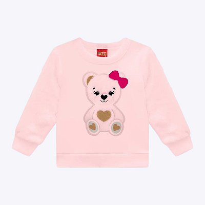 Conjunto Peluciado Ursinho Infantil Menina Kyly 1000744