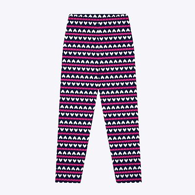 Conjunto Moletom Peluciado e Calça Legging Infantil Menina Kyly 1000788
