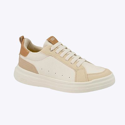 Tênis Capri Off White Palha Cappuccino Infantil Menino Klin 356001000