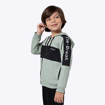 Conjunto Casaco Moletom E Calça Moletom Match Point Infantil Menino Banana Danger 53251 Verde