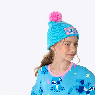 Gorro Stitch Disney Menina Puket 050500238 Azul
