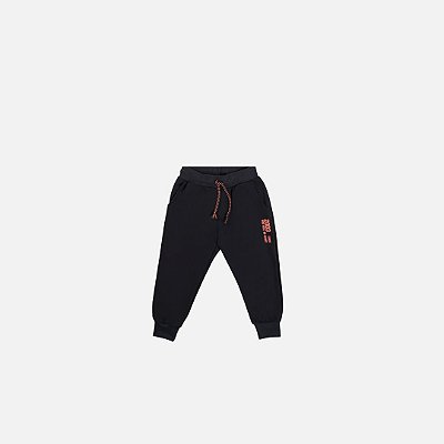 Conjunto Camiseta Manga Longa Meia Malha E Calça Moletom Infantil Menino Have Fun 29491 Azul