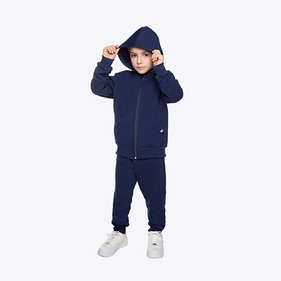 Jaqueta Básica Azul Marinho Infantil Unissex Have Fun 28286