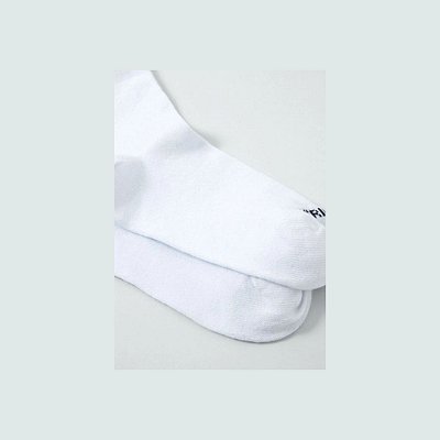 Kit Com 5 Pares De Meia Cano Médio Branca Infantil Unissex Hering Kids Latkn0asn Branco