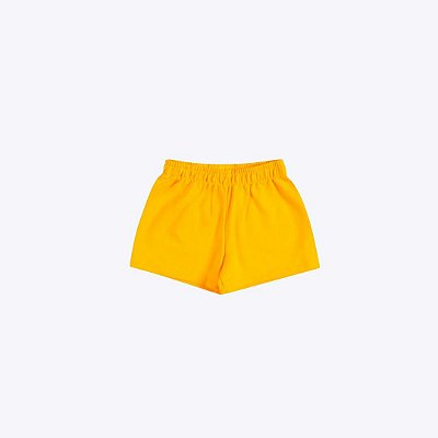 Conjunto Blusa Manga Curta E Shorts Liso Bebê Menina Kyly P1000986 Cinza