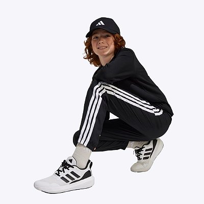 Calça Moletom Infantil Unissex Adidas Jd6500 Preto