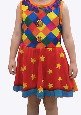 Fantasia Palhacinha Super Pop Infantil Feminina SULAMERICANA 15225