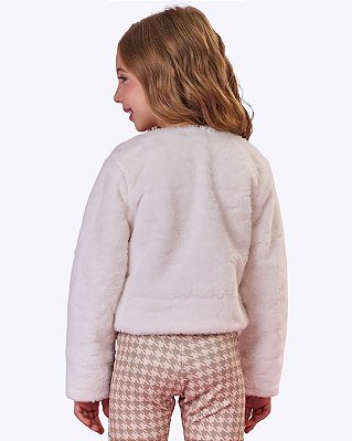 Casaqueto em Pelo Liso Infantil Feminino Infanti 89218