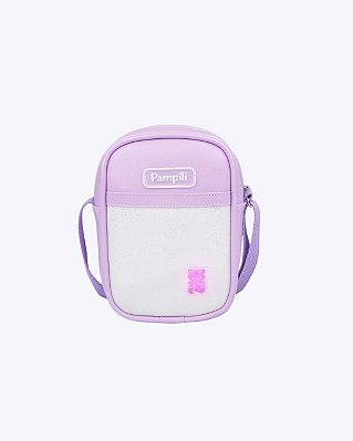 Bolsa Lilás Ursinho com Led Infantil Feminina Pampili 6001447