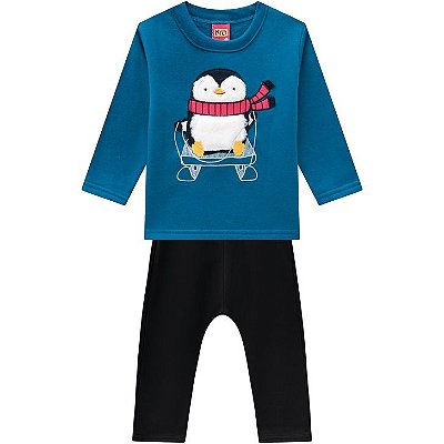 Conjunto Calca Infantil Masculina Manga Longa 207444 Kyly
