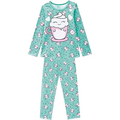 Pijama Infantil Feminino Manga Longa 207534 Kyly