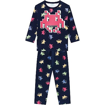 Pijama Infantil Masculino Manga Longa 207550 Kyly