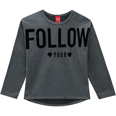 Blusa Infantil Feminina Manga Longa 207.143 Kyly