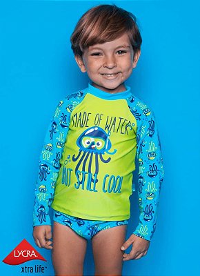 Camiseta Para Nadar Kids Agua Viva 110400418 Puket