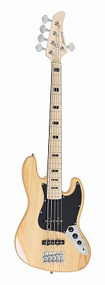 BAIXO STRINBERG JBS55 5 CORDAS JAZZ BASS NATURAL
