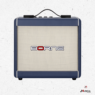 AMPLIFICADOR BORNE P/ GUITARRA F60 AZUL