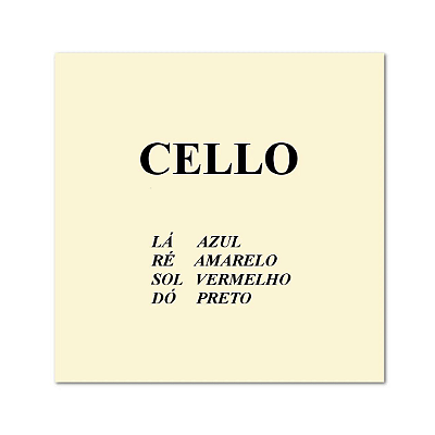 ENCORDOAMENTO MAURO CALIXTO P/ CELLO   53815