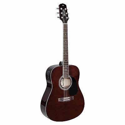 VIOLAO GIANNINI FOLK GD1EQ TDW 142014 TRANSLUCED DARK WINE