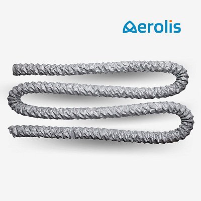 MANGUEIRA FIBRA DE VIDRO HELICOIDAL 2" AEROLIS - 10 METROS