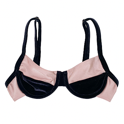 Naked Velvet - Top Martini Meia-taça com Aro