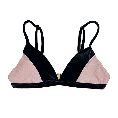 Naked Velvet - Top Oásis Triângulo Fixo