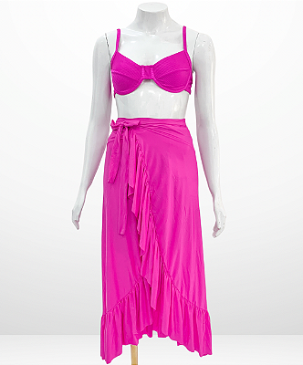 Saia Pareô Framboesa