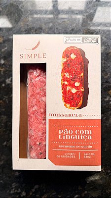 Pão com Linguiça Mussarela 350g