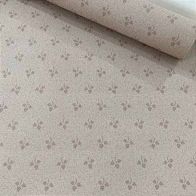 Papel de Parede Linho Marrom 10 Metros