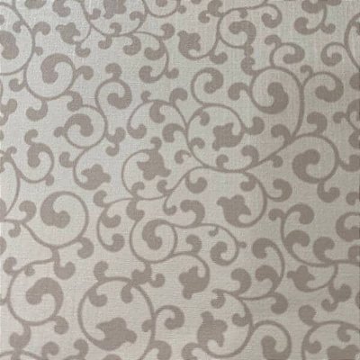 Papel de Parede Arabesco em Tons de Marrom e Bege 10 Metros