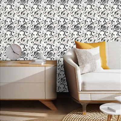 Papel de Parede Importado Olhos 10 Metros