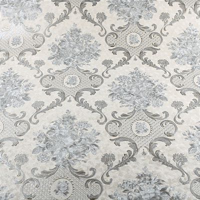 Papel de Parede Arabesco OFF White 10 Metros