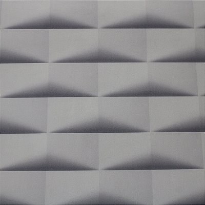 Papel de Parede Geométrico 3D Bege Claro Rolo com 10 Metros