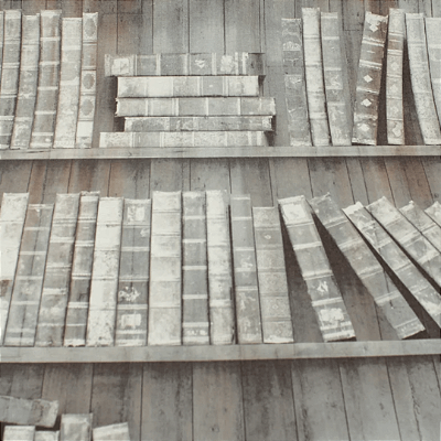 Papel de Parede Estante de Livros Rolo com 10 Metros
