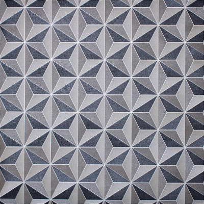 Papel de Parede Geométrico Acetinado Rolo com 10 Metros