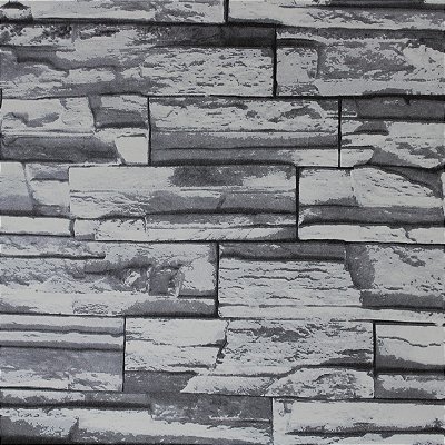 Papel de Parede Pedras Naturais 3D Rolo com 10 Metros
