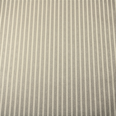 Papel de Parede Listrado Bege e Marrom Rolo com 10 Metros