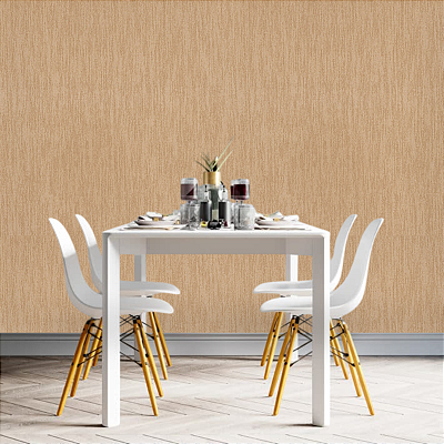 Papel de Parede Texturizado em Tom de Caramelo Rolo com 10 Metros