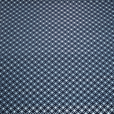 Papel de Parede Geométrico Azul Escuro Rolo com 10 Metros