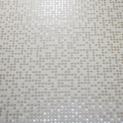 Papel de Parede Poa Bege Claro Rolo com 10 Metros