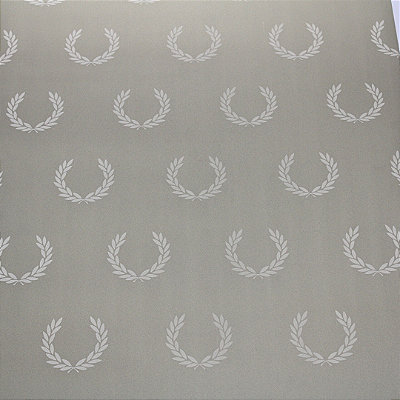 Papel de Parede Folhagens em Tom de Fendi Rolo com 10 Metros