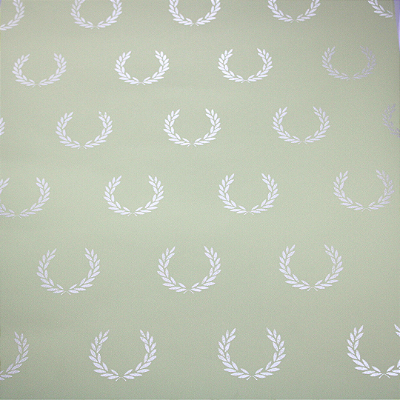 Papel de Parede Folhagem Verde Menta Rolo com 10 Metros