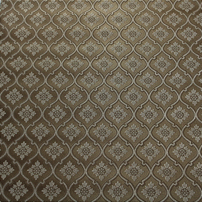 Papel de Parede Floral em Tom de Marrom Com Brilho Rolo com 10 Metros