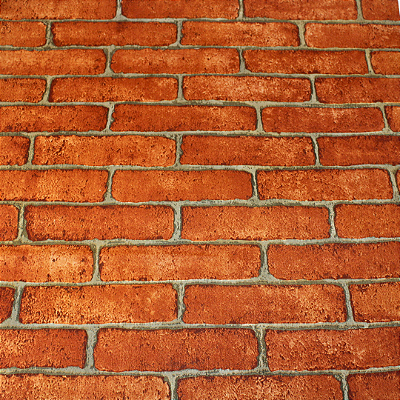 Papel Adesivo Tijolinhos Padrão Rolo com 10 Metros