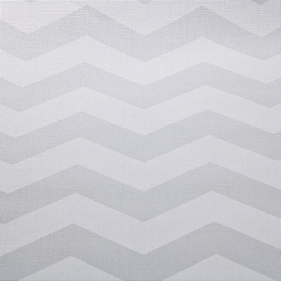 Papel de Parede Geométrico Tons de Branco e Crômio Rolo com 10 Metros