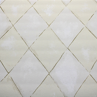 Papel de Parede Geométrico Tom de Bege Claro Rolo com 10 Metros