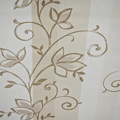 Papel de Parede Floral em Tons de Bege Rolo com 10 Metros